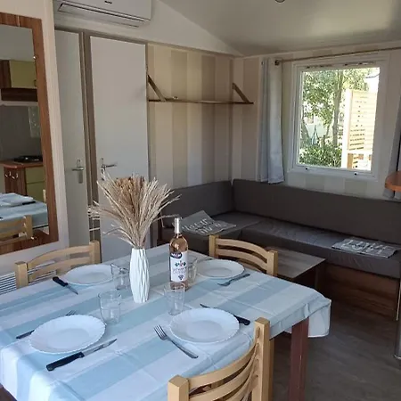Mobil Home 6 Personnes Confort Ocean Climatise Camping Avec Piscine Agde Exterior photo